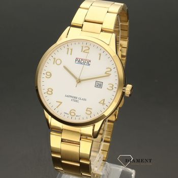 Męski zegarek Pacific Sapphire S1047 GOLD (2).jpg